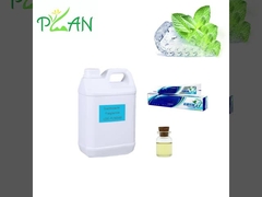 Refrescante óleo essencial de menta fresca e perfumada para aromatizar a pasta de dentes diária