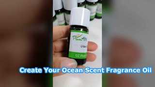Óleo de fragrância Blue Ocean para fabricação de perfumes