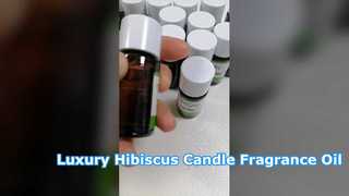 Óleo de fragrância de hibisco vermelho premium para velas luxuosas