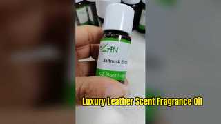 Óleo de fragrância de couro luxuoso para fabricação de perfumes
