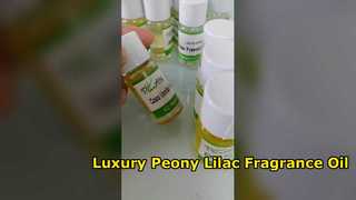 Óleo de fragrância premium de peônia e lilás para difusores