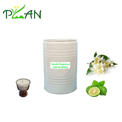 Fabricação de velas Óleos essenciais vegetais naturais Flor de laranja e fragrância de bergamota