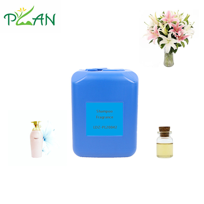 Shampoo natural orgânico Fragrâncias Óleo líquido amarelo claro Óleo de essência de flor de lírio