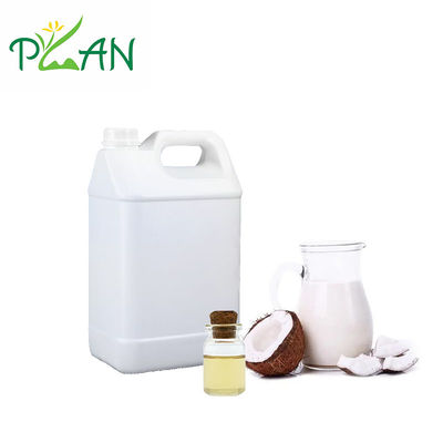 Óleo perfumado amarelo claro de leite de coco para shampoo lavagem corporal produtos de cuidados com o cabelo