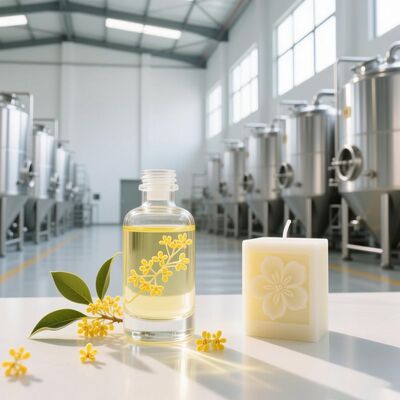 Fragranças de velas de soja Óleo de fragrância Osmanthus Limão Para produção de velas perfumadas Com amostra gratuita