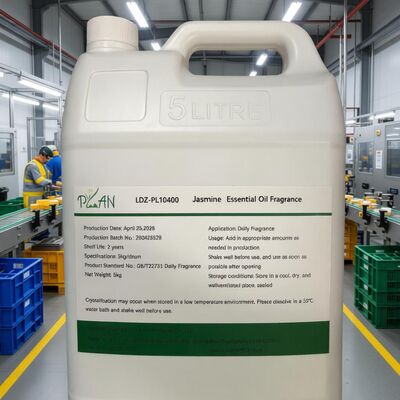 Essência de fragrância de óleo essencial de jasmim de alta concentração para fabricação/produção de perfume com amostra grátis