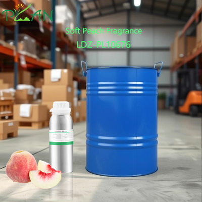 Empresas de fragrâncias e sabores Óleo de fragrância de pêssego macio para fabricação / produção de perfumes Com amostra gratuita