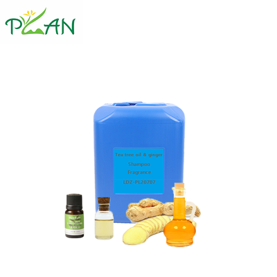 Óleo de árvore de chá e óleo de gengibre para gel de chuveiro e xampu e sabão perfumado